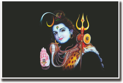 

Aabhaas Shiva Wall Poster Fine Art Print(12 inch X 18 inch, Rolled)