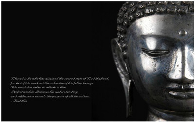 

Aabhaas Buddha Wall Poster Fine Art Print(12 inch X 18 inch, Rolled)