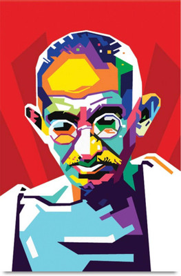 

Aabhaas Mahatma Gandhi Wall Poster Fine Art Print(12 inch X 18 inch, Rolled)