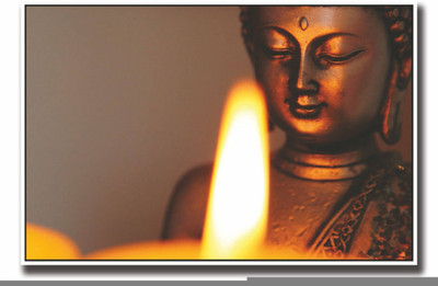 

Aabhaas Buddha Wall Poster Fine Art Print(12 inch X 18 inch, Rolled)