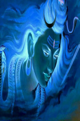 

Aabhaas Shiva Wall Poster Fine Art Print(12 inch X 18 inch, Rolled)