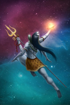 

Aabhaas Shiva Wall Poster Fine Art Print(12 inch X 18 inch, Rolled)