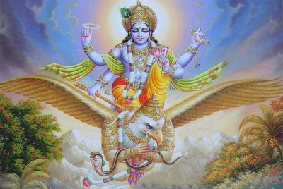

Aabhaas Vishnu Wall Poster Fine Art Print(12 inch X 18 inch, Rolled)