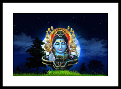 

Aabhaas Shiva Wall Poster Fine Art Print(12 inch X 18 inch, Rolled)