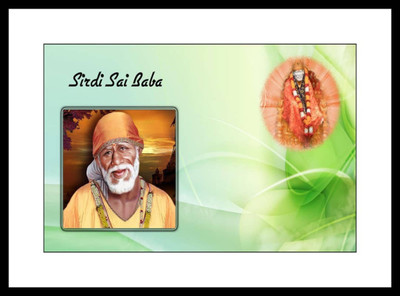 

Aabhaas Sai Baba Wall Poster Fine Art Print(12 inch X 18 inch, Rolled)