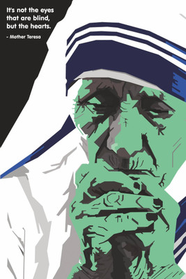 

Aabhaas Mother Teresa Wall Poster Fine Art Print(12 inch X 18 inch, Rolled)