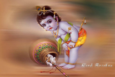 

Aabhaas Krishna Wall Poster Fine Art Print(12 inch X 18 inch, Rolled)