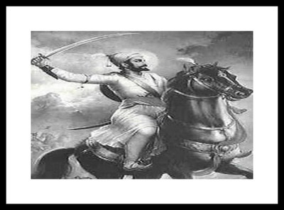 

Aabhaas Shivaji Wall Poster Fine Art Print(12 inch X 18 inch, Rolled)