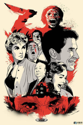 

Aabhaas Alfred Hitchcock Wall Poster Fine Art Print(12 inch X 18 inch, Rolled)