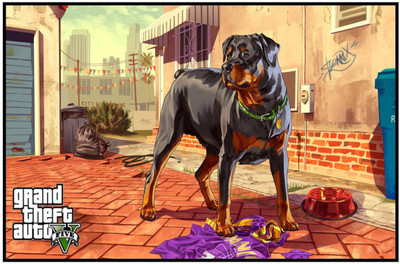 Aabhaas GTA - GrATHAND Theft Auto Wall Poster Fine Art Print(12 inch X 18 inch, Rolled)