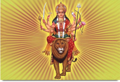 

Aabhaas Jai Mata Di Wall Poster Fine Art Print(12 inch X 18 inch, Rolled)
