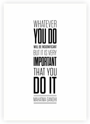 

Aabhaas Mahatma Gandhi Wall Poster Fine Art Print(12 inch X 18 inch, Rolled)