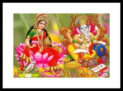 

Aabhaas Ganesha Wall Poster Fine Art Print(12 inch X 18 inch, Rolled)
