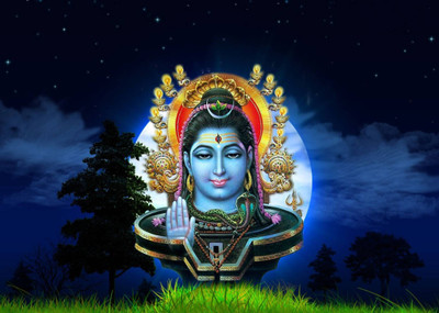

Aabhaas Shiva Wall Poster Fine Art Print(12 inch X 18 inch, Rolled)