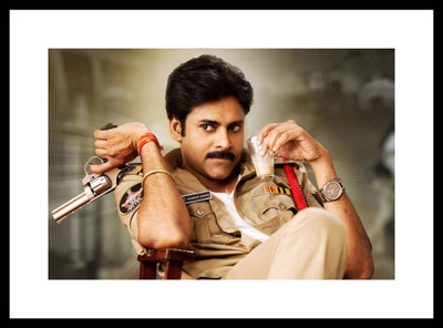 

Aabhaas Pawan Kalyan Wall Poster Fine Art Print(12 inch X 18 inch, Rolled)