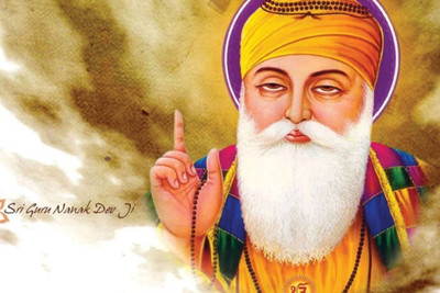 

Aabhaas Guru Nanak Wall Poster Fine Art Print(12 inch X 18 inch, Rolled)