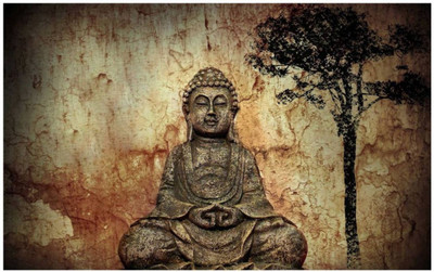 

Aabhaas Buddha Wall Poster Fine Art Print(12 inch X 18 inch, Rolled)