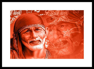 

Aabhaas Sai Baba Wall Poster Fine Art Print(12 inch X 18 inch, Rolled)