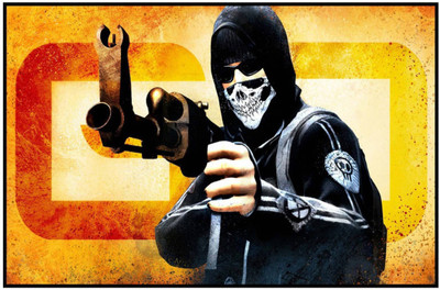 

Aabhaas Counter Strike Wall Poster Fine Art Print(12 inch X 18 inch, Rolled)