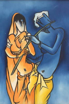 

Aabhaas Krishna Wall Poster Fine Art Print(12 inch X 18 inch, Rolled)