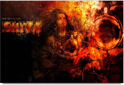 

Aabhaas Shiva Wall Poster Fine Art Print(12 inch X 18 inch, Rolled)