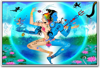

Aabhaas Shiva Wall Poster Fine Art Print(12 inch X 18 inch, Rolled)