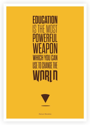 

Aabhaas Nelson Mandela Wall Poster Fine Art Print(12 inch X 18 inch, Rolled)