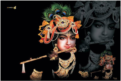 

Aabhaas Krishna Wall Poster Fine Art Print(12 inch X 18 inch, Rolled)