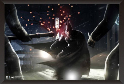 

Aabhaas Batman Arkham Origins Wall Poster Fine Art Print(12 inch X 18 inch, Rolled)