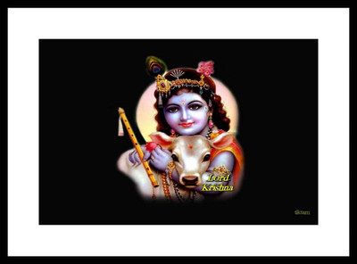 

Aabhaas Krishna Wall Poster Fine Art Print(12 inch X 18 inch, Rolled)