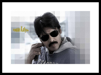 

Aabhaas Pawan Kalyan Wall Poster Fine Art Print(12 inch X 18 inch, Rolled)