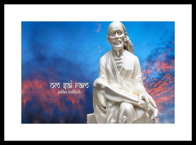 

Aabhaas Sai Baba Wall Poster Fine Art Print(12 inch X 18 inch, Rolled)