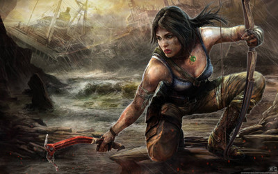 

Akhuratha Tomb Raider Fine Quality Wall Poster Paper Print(12 inch X 18 inch, Rolled)