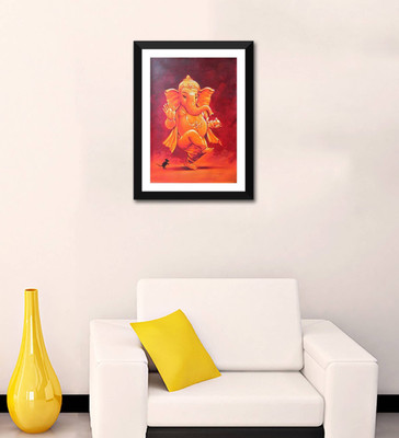 

Aabhaas Ganesha Wall Poster Fine Art Print(12 inch X 18 inch, Rolled)