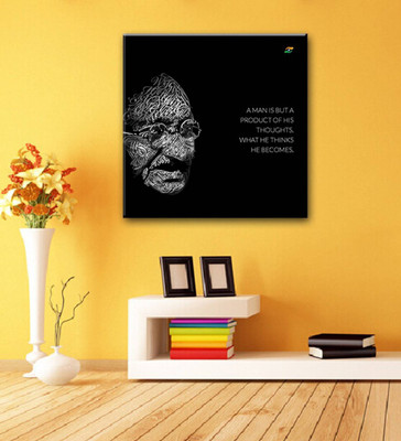 

Aabhaas Mahatma Gandhi Wall Poster Fine Art Print(12 inch X 18 inch, Rolled)