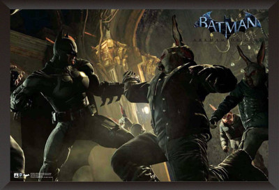 

Aabhaas Batman Arkham Origins Wall Poster Fine Art Print(12 inch X 18 inch, Rolled)
