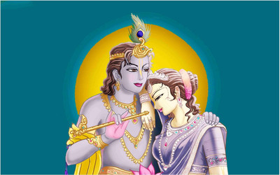 

Aabhaas Krishna Wall Poster Fine Art Print(12 inch X 18 inch, Rolled)