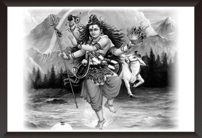 

Aabhaas Shiva Wall Poster Fine Art Print(12 inch X 18 inch, Rolled)