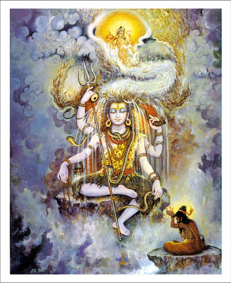 

Aabhaas Shiva Wall Poster Fine Art Print(12 inch X 18 inch, Rolled)