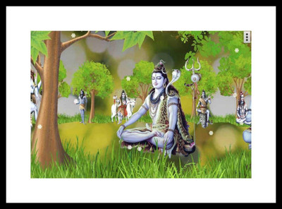 

Aabhaas Shiva Wall Poster Fine Art Print(12 inch X 18 inch, Rolled)