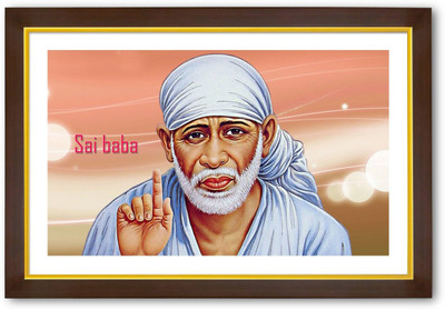 

Aabhaas Sai Baba Wall Poster Fine Art Print(12 inch X 18 inch, Rolled)