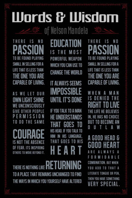 

Aabhaas Nelson Mandela Wall Poster Fine Art Print(12 inch X 18 inch, Rolled)