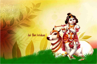 

Aabhaas Krishna Wall Poster Fine Art Print(12 inch X 18 inch, Rolled)