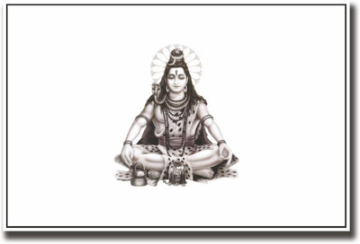 

Aabhaas Shiva Wall Poster Fine Art Print(12 inch X 18 inch, Rolled)