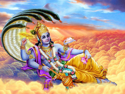 

Aabhaas Vishnu Wall Poster Fine Art Print(12 inch X 18 inch, Rolled)