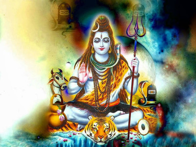 

Aabhaas Shiva Wall Poster Fine Art Print(12 inch X 18 inch, Rolled)