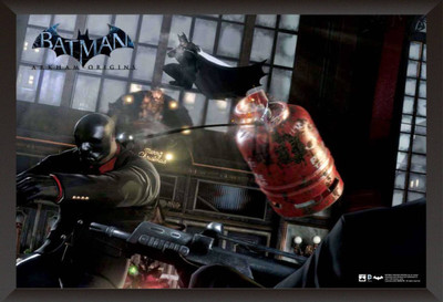 Aabhaas Batman Arkham Origins Wall Poster Fine Art Print(12 inch X 18 inch, Rolled)