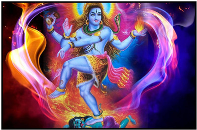 

Aabhaas Shiva Wall Poster Fine Art Print(12 inch X 18 inch, Rolled)