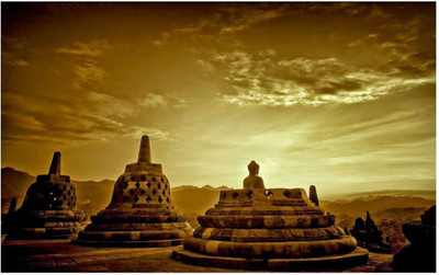 

Aabhaas Buddha Wall Poster Fine Art Print(12 inch X 18 inch, Rolled)