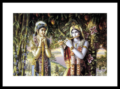 

Aabhaas Krishna Wall Poster Fine Art Print(12 inch X 18 inch, Rolled)